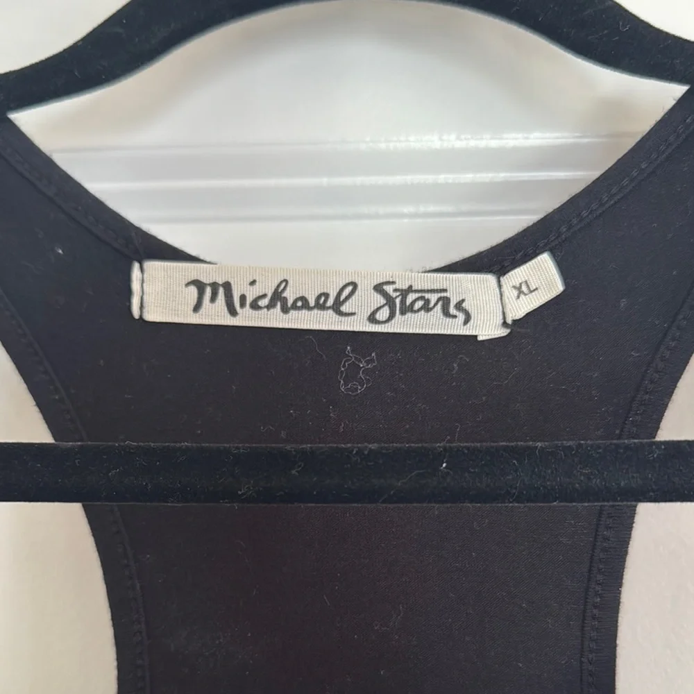 Michael Stars Black Halter Bodycon Maxi Dress - Picture 2 of 4